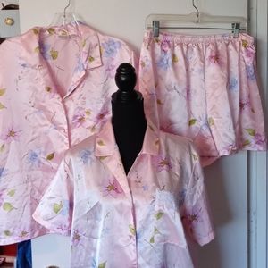 Romantic Moods Three Piece Pajama Set